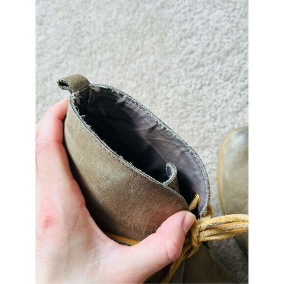 Sperry Top-Sider Leather Wedge Ankle Booties Women's Size 8.5M - Picture 7 of 12